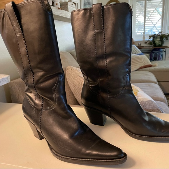 Franco Sarto black western style boots - Picture 4 of 4